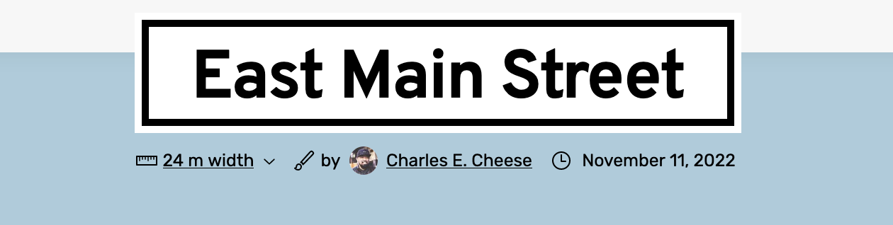 Display name in the UI